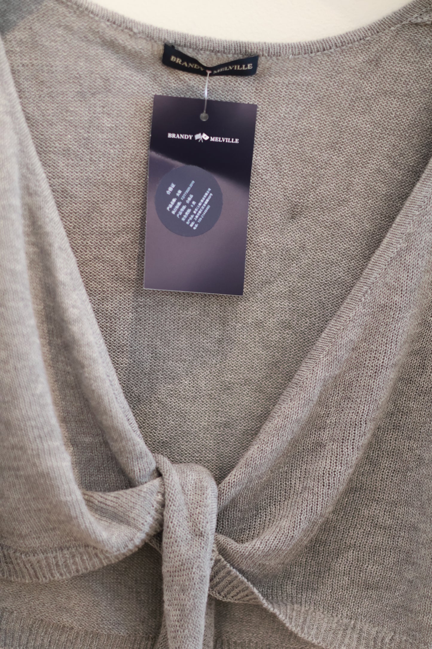BRANDY Greta Top  -GRAY