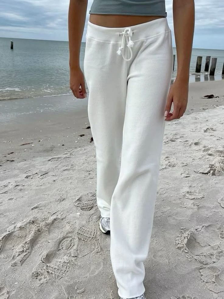 BRANDY HILARY YOGA PANTS  -WHITE