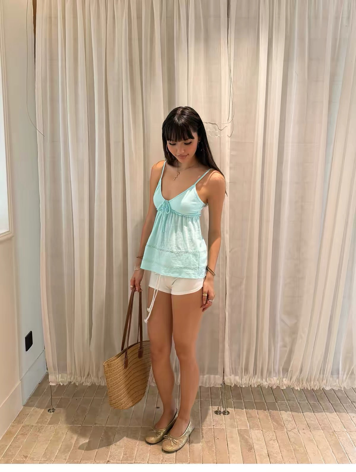 AUD TEAL Strap Tank