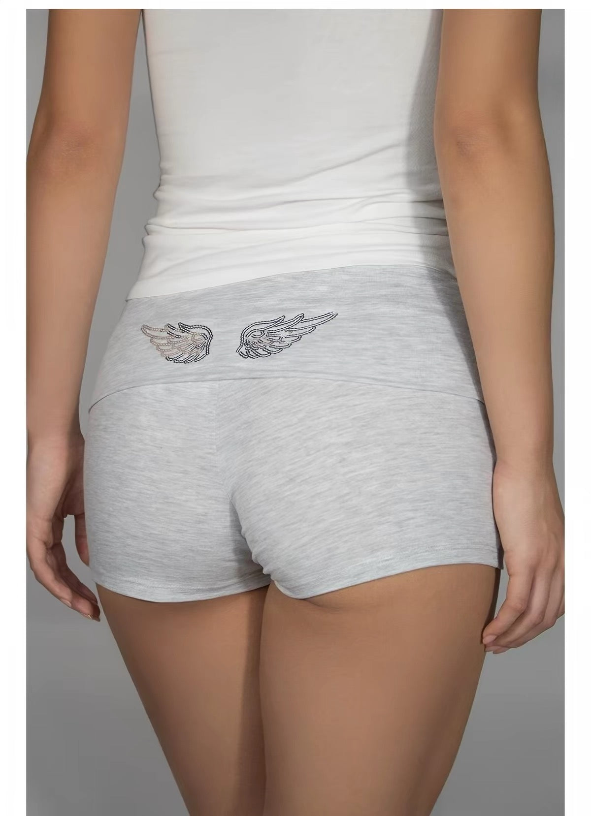 Subdued Sequin FOLDOVER PANTS