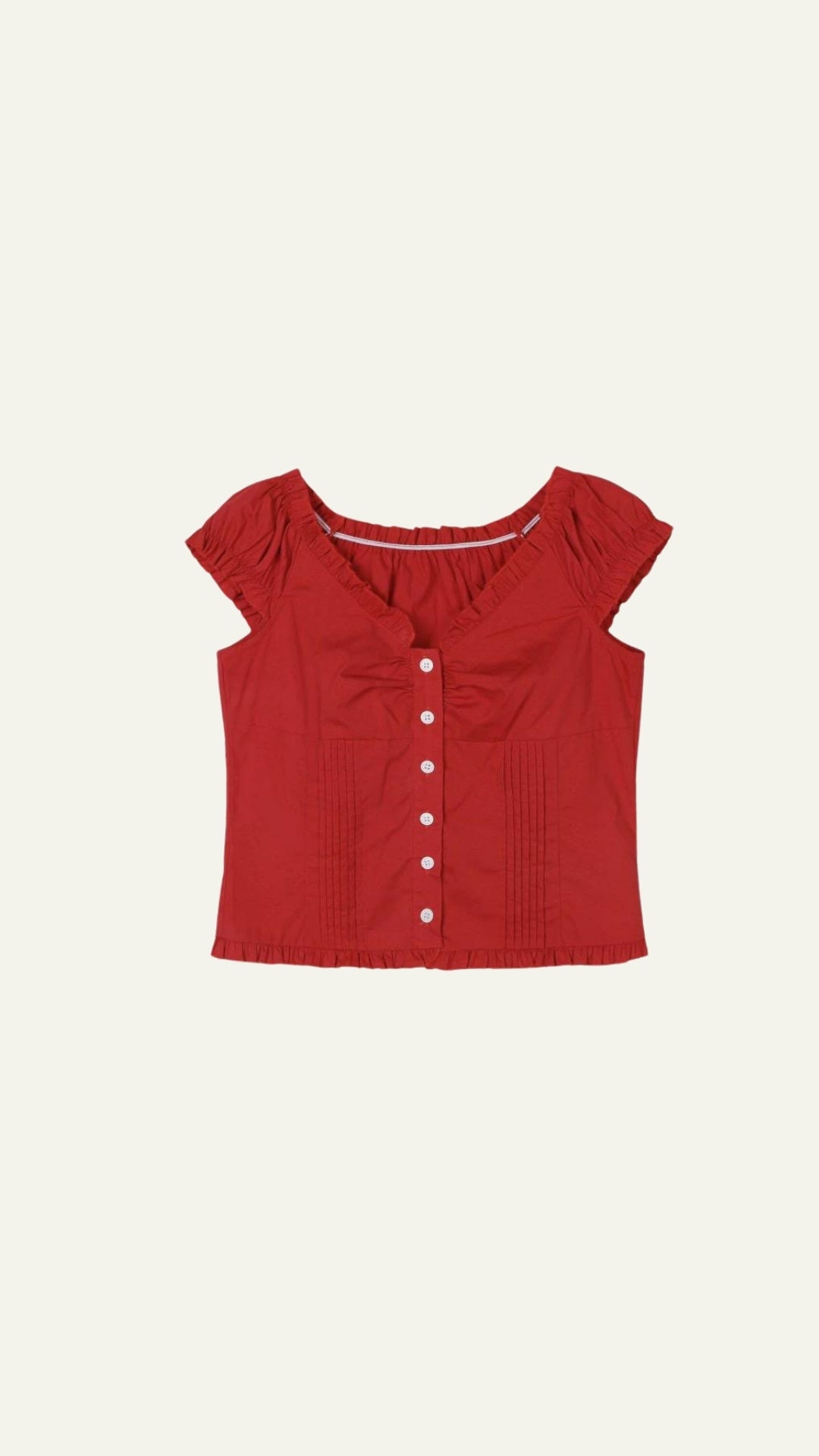 RED BM OFF SHOULDER TOP