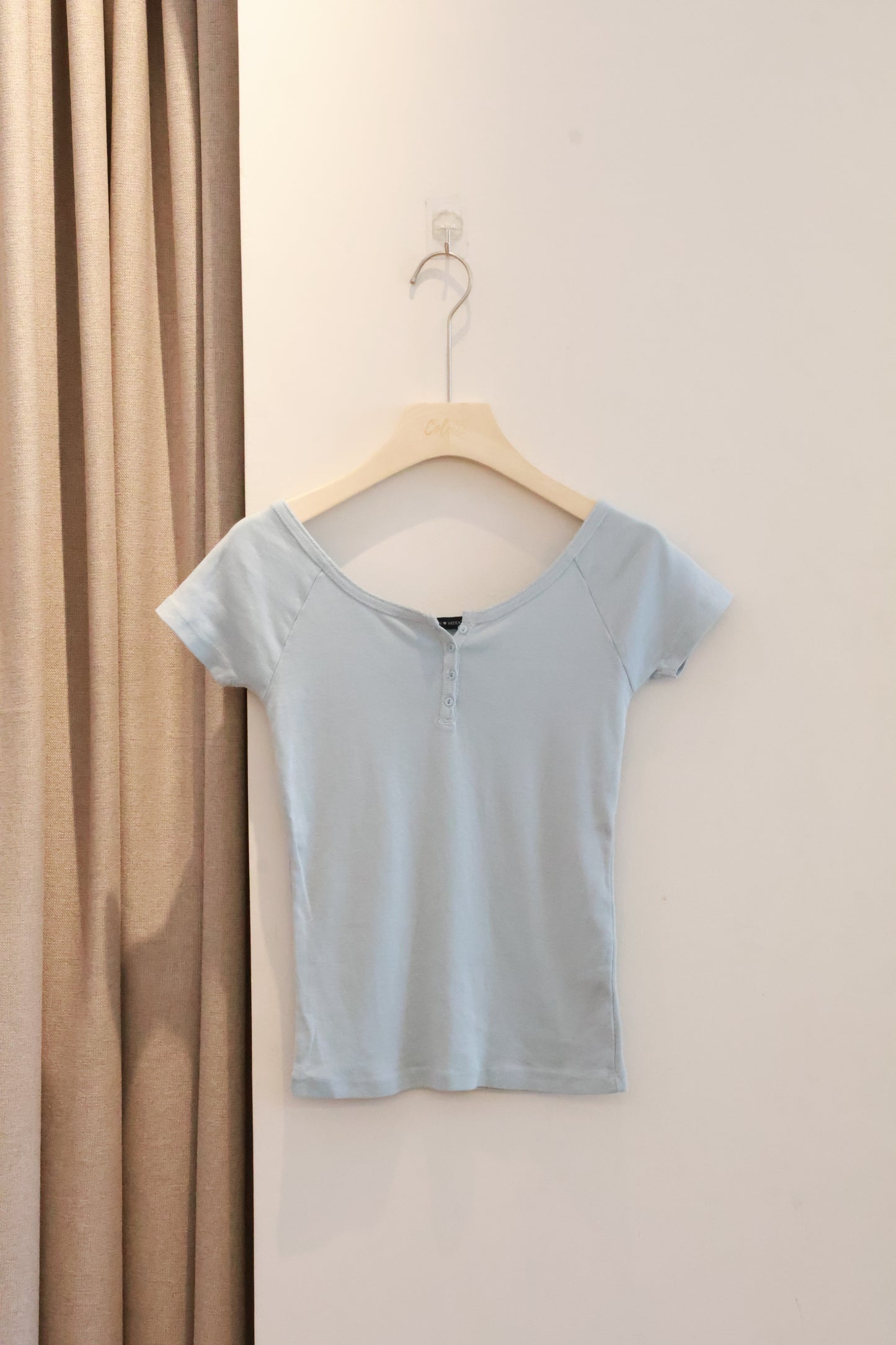 BRANDY Zelly Top  -LIGHT BLUE