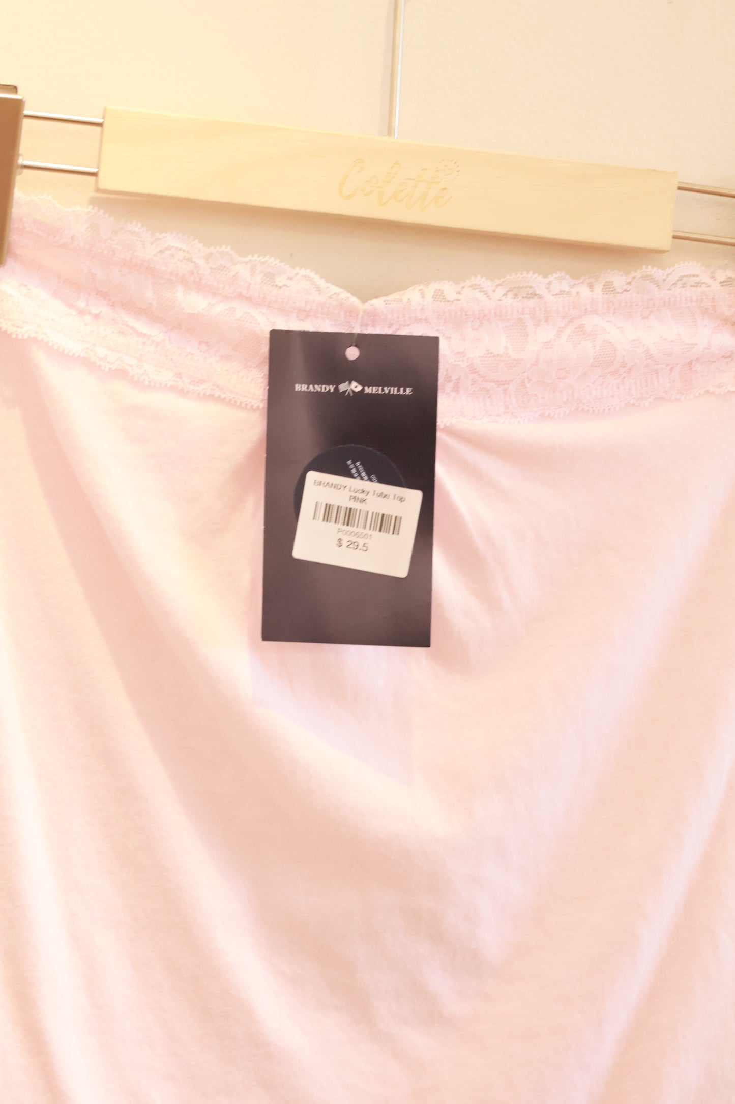 BRANDY Lucky Tube Top  -PINK