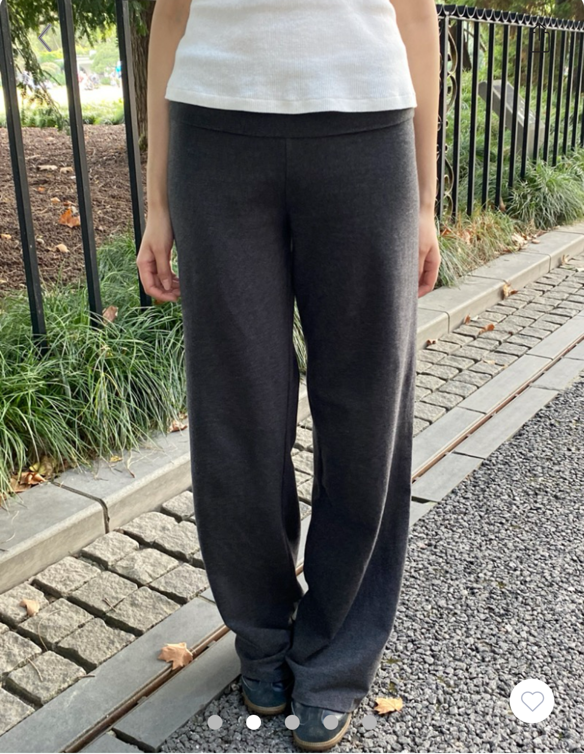 BRANDY PRISCILLA PANTS  -DARK GRAY
