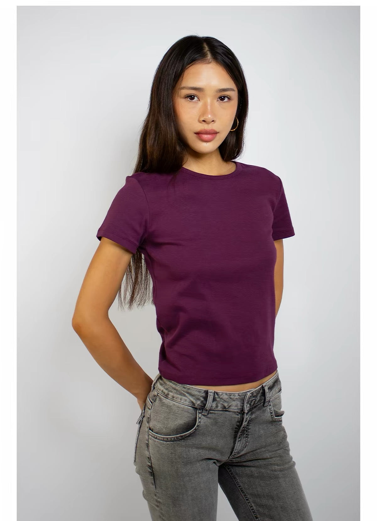 SUBDUED Plum Purple WINGS Tee