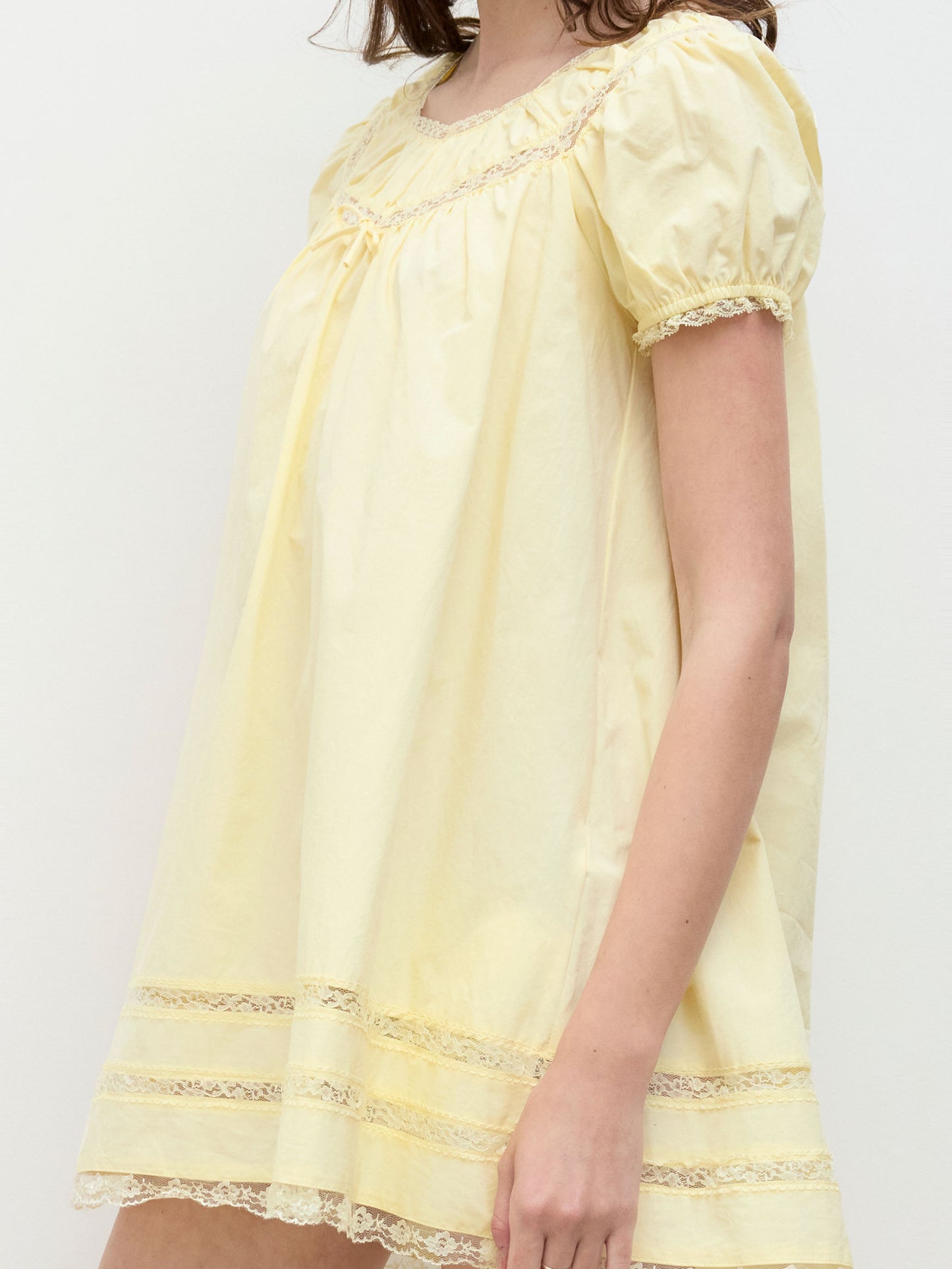 CIDER MINI YELLOW DRESS