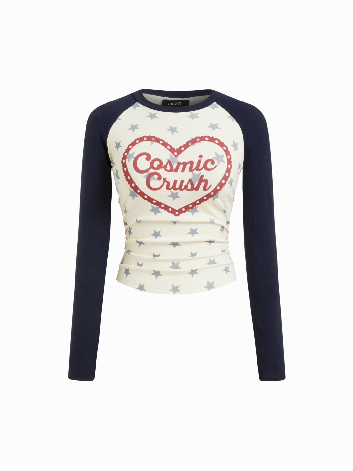 CIDER Long sleeve Ruched Sweatshirt
