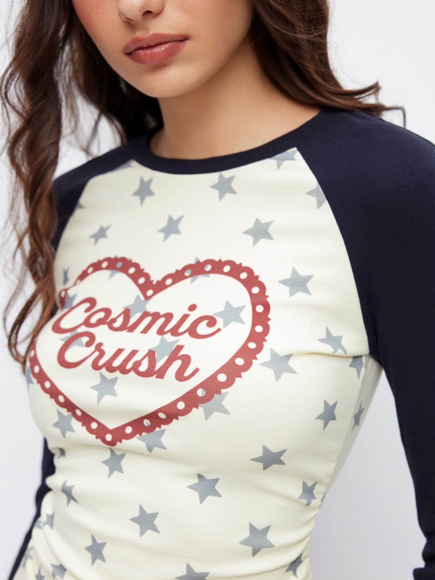 CIDER Long sleeve Ruched Sweatshirt