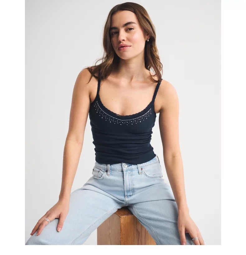 ABERCROMIE&FITCH V-Neck Tank Top