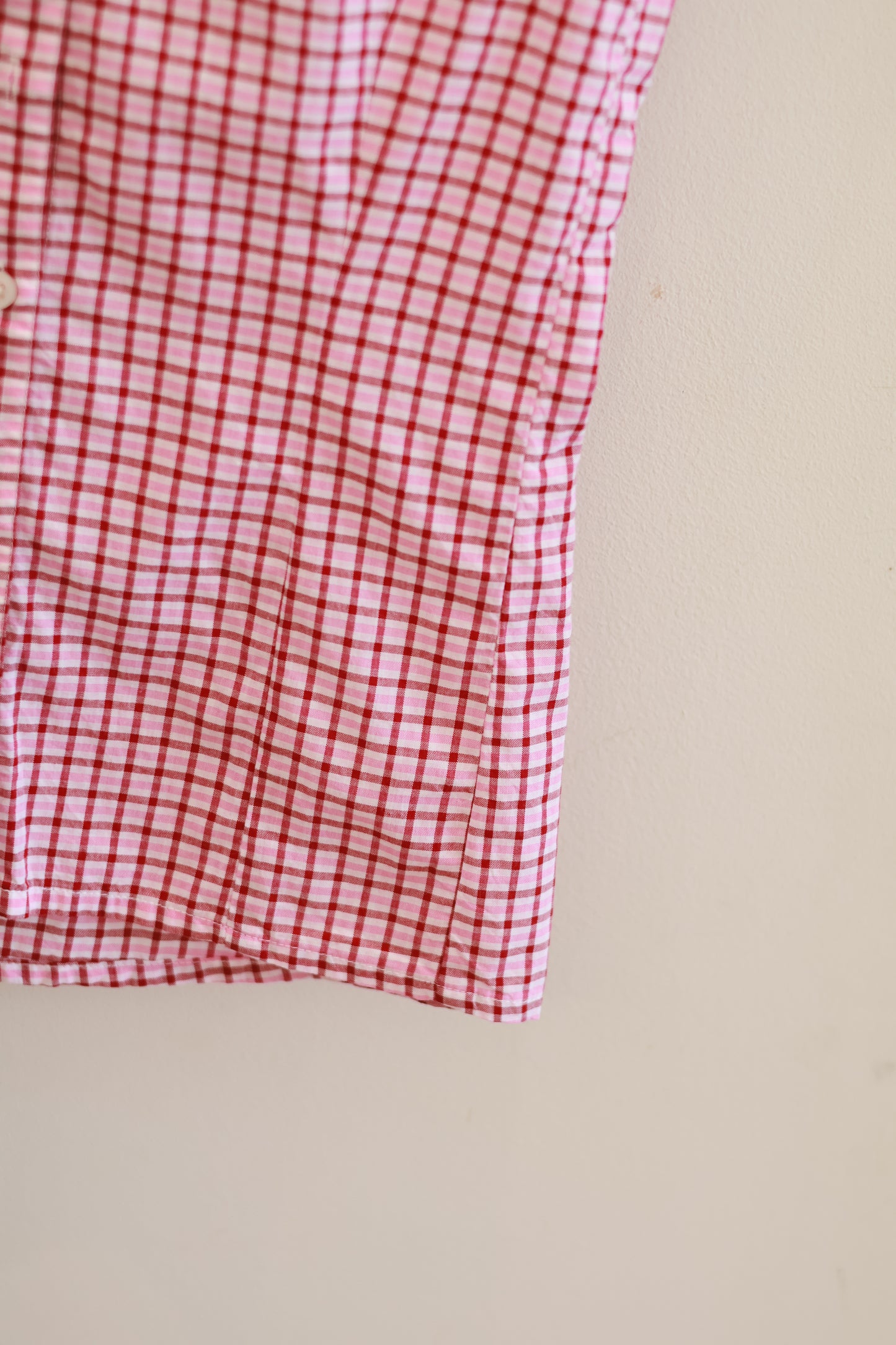 brandy Rue Plaid Top- pink gingham