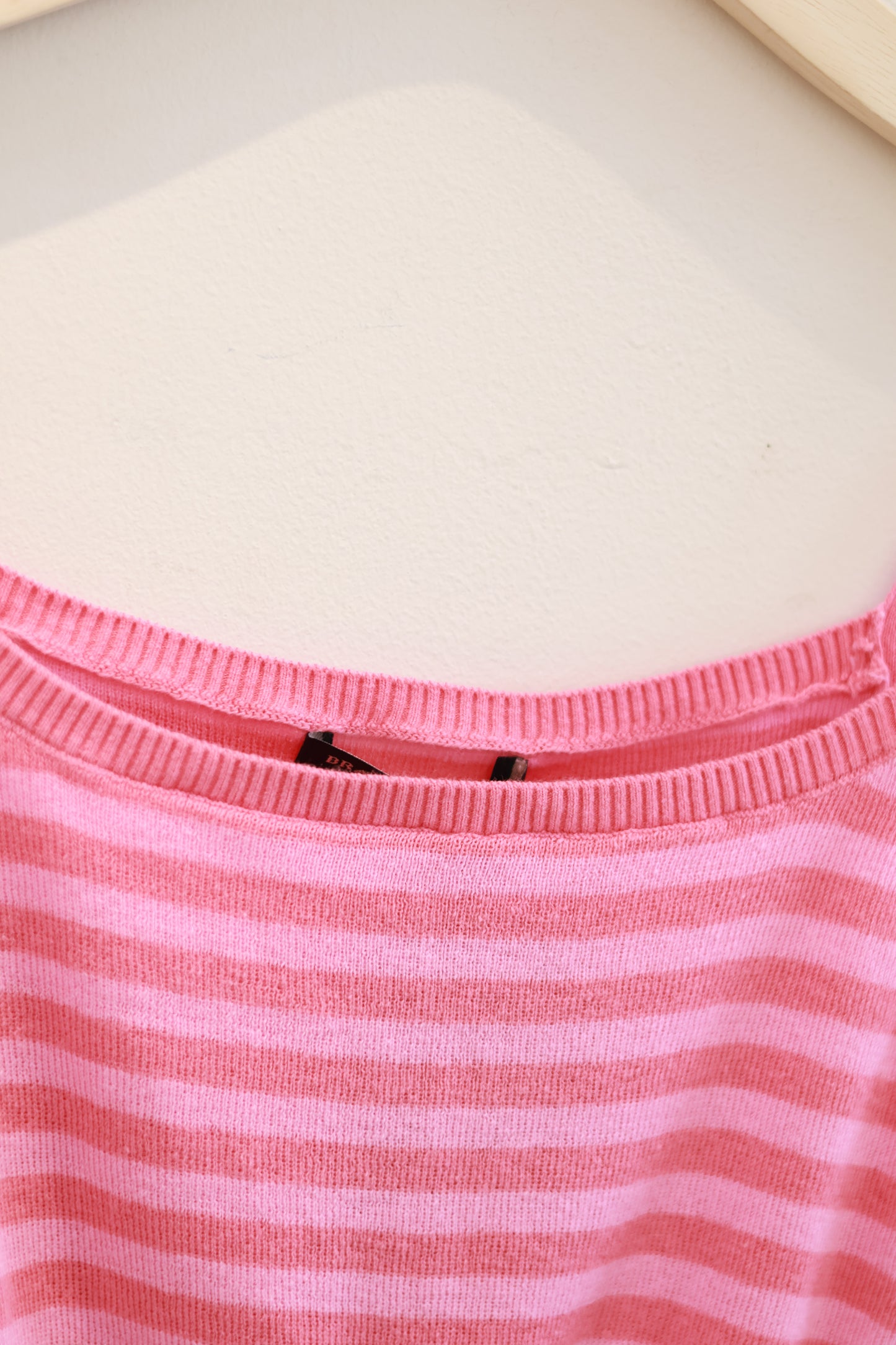 BRANDY Sandra Striped Top- pink
