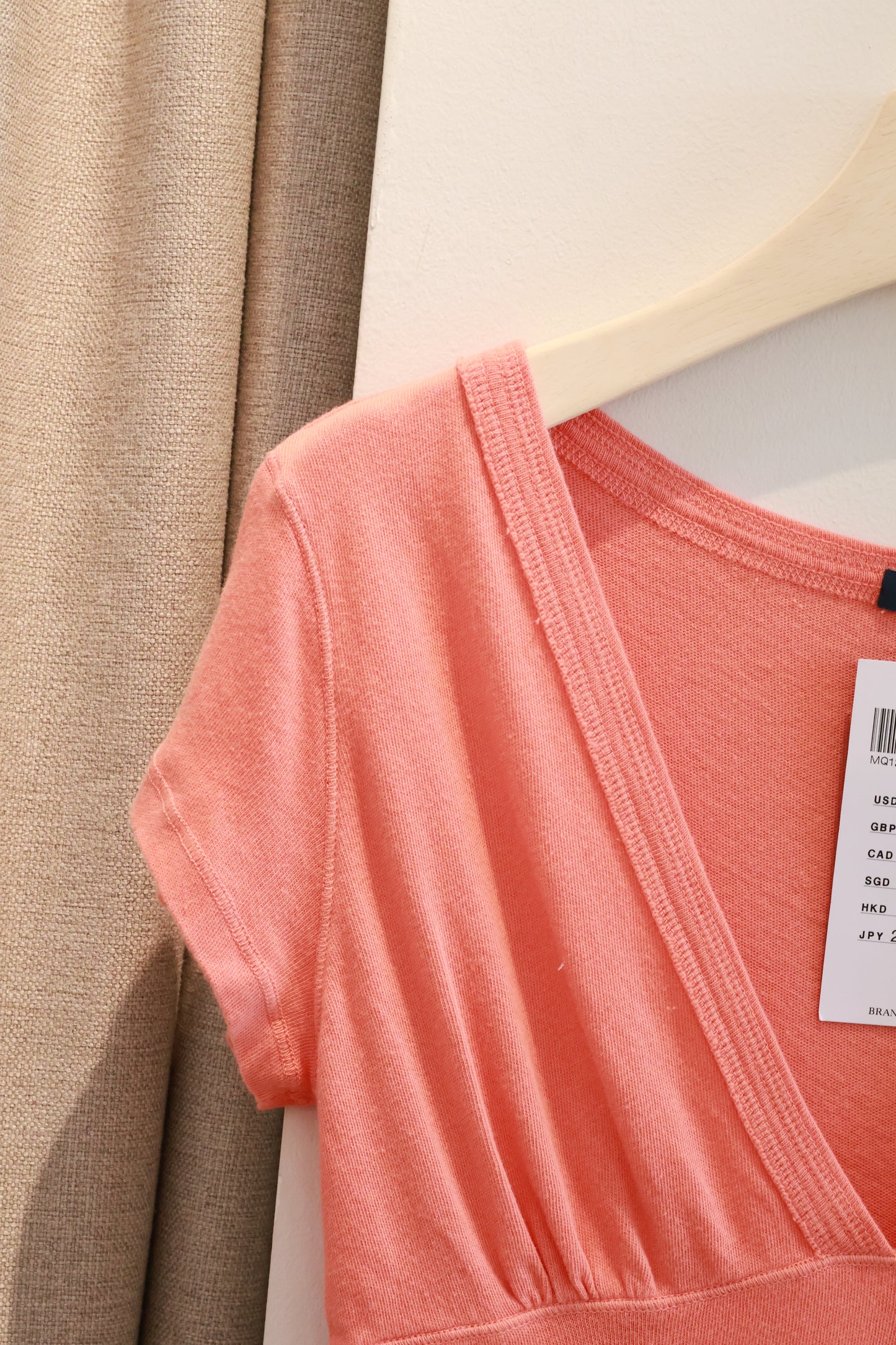 BRANDY Naia Top- coral