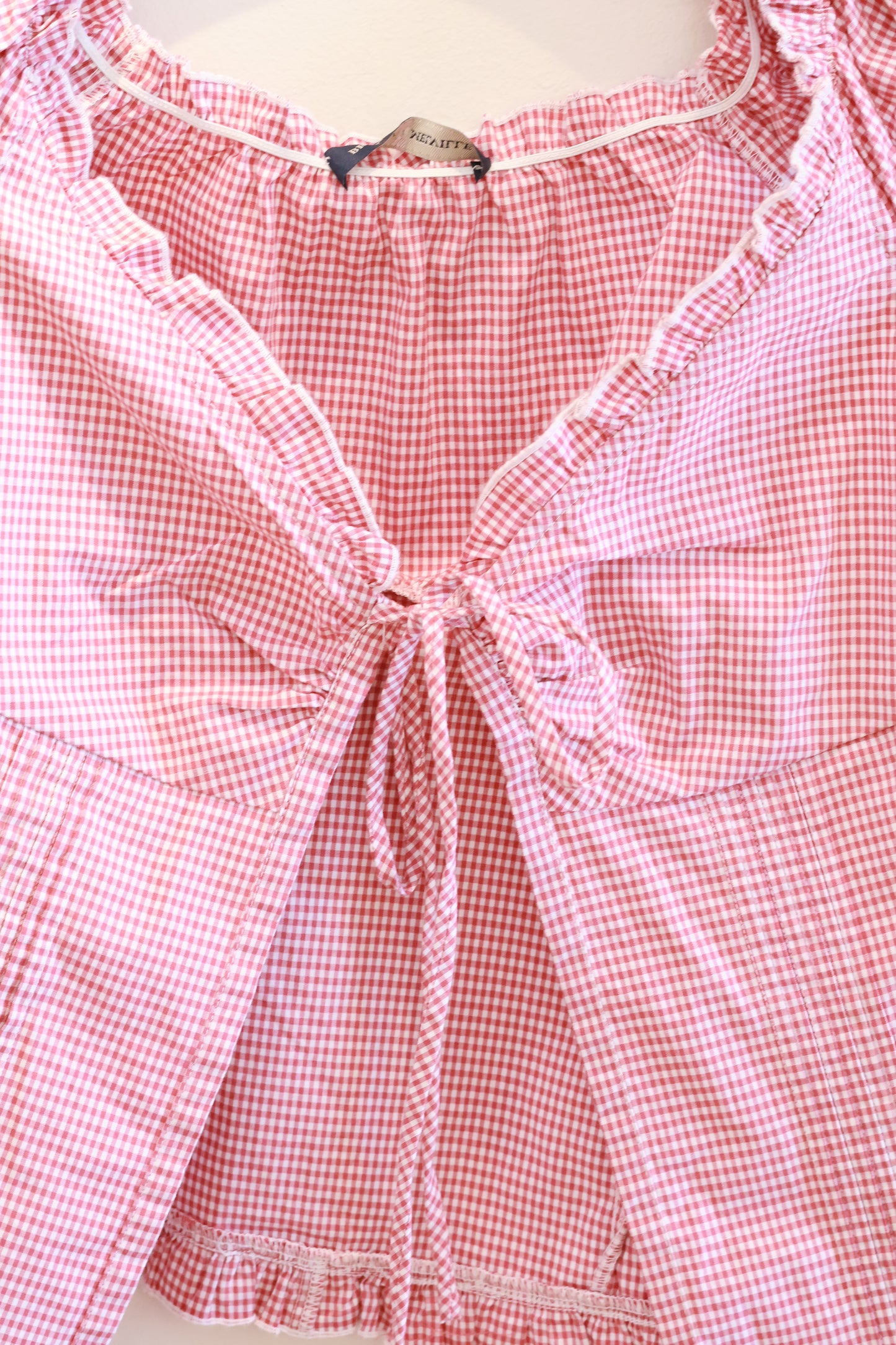BRANDY Sarah Plaid Top
