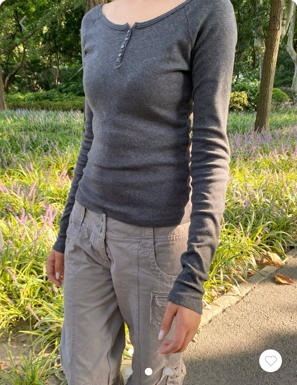 BRANDY Zelly Top- OCT  -DARK GREY