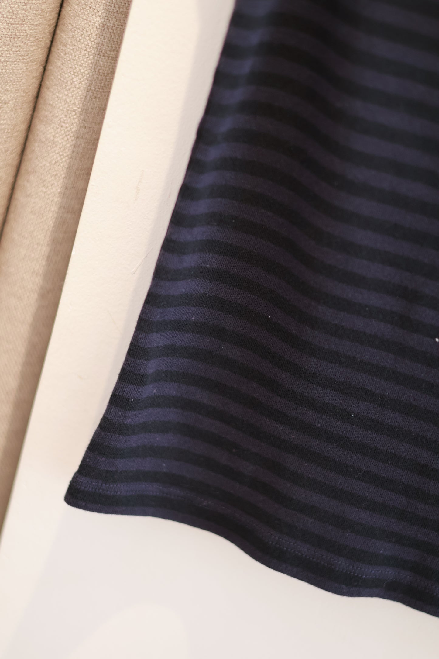 BRANDY Skylar Striped Tank  -NAVY