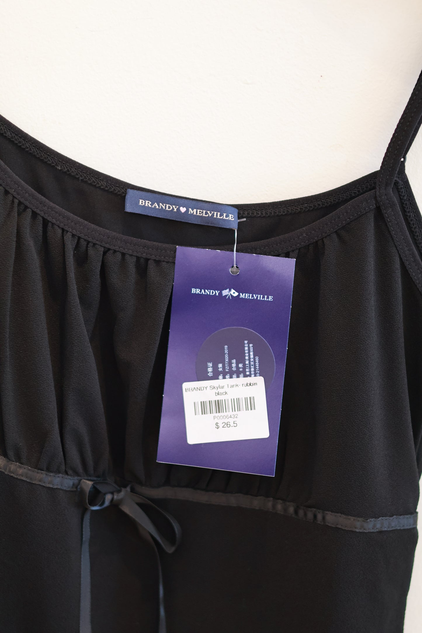 BRANDY Skylar Tank- BLACK