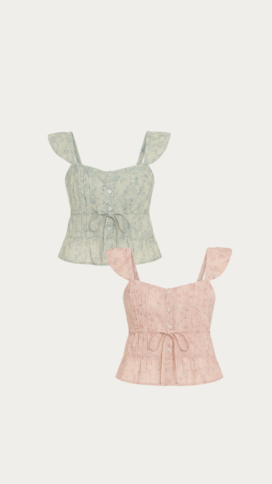 Floral prints flowy top