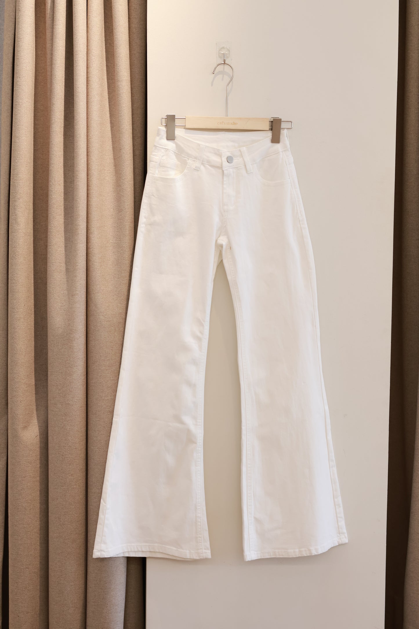 White Flare Jeans