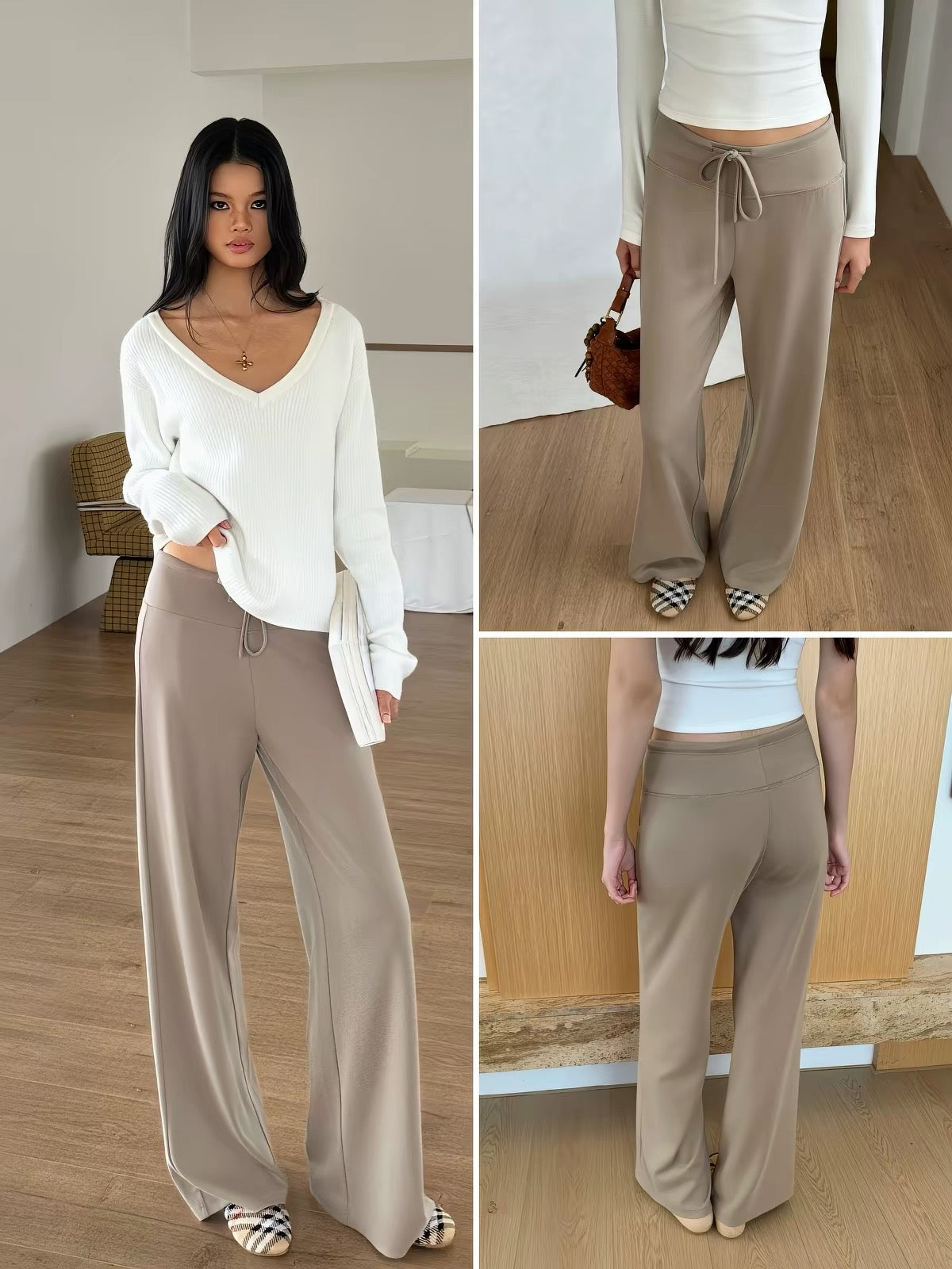 AUD Straight Tube Casual Pants