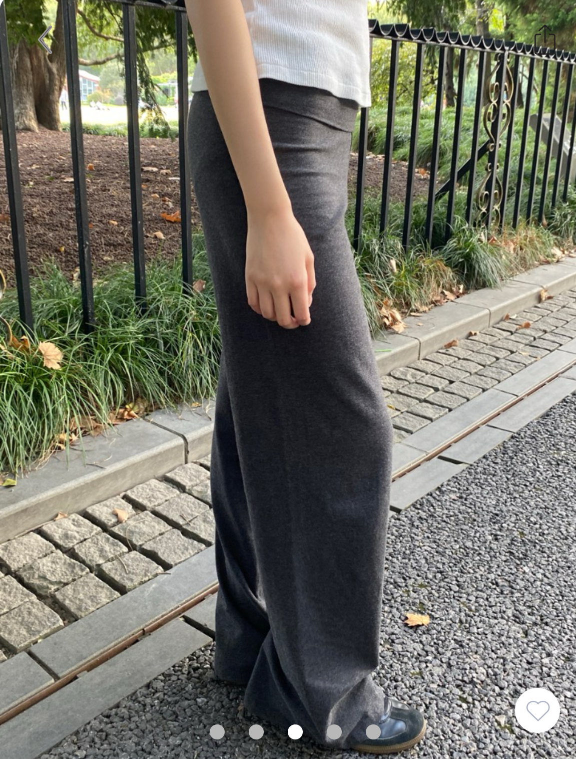 BRANDY PRISCILLA PANTS  -DARK GRAY