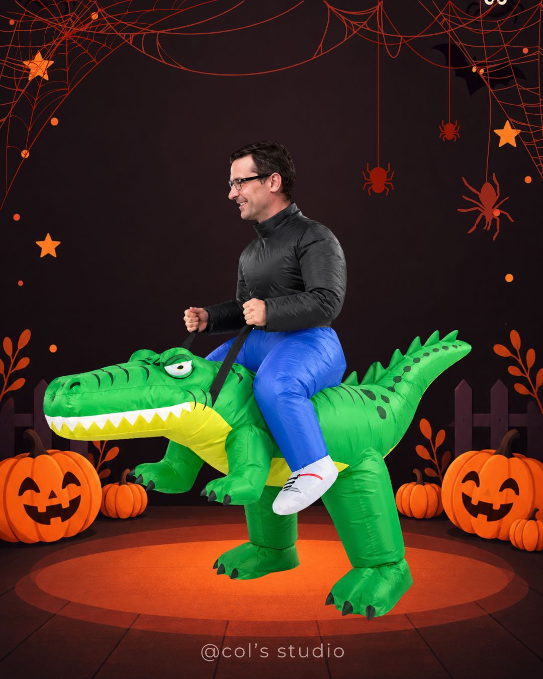 Green Crocodile Ride-On Costume