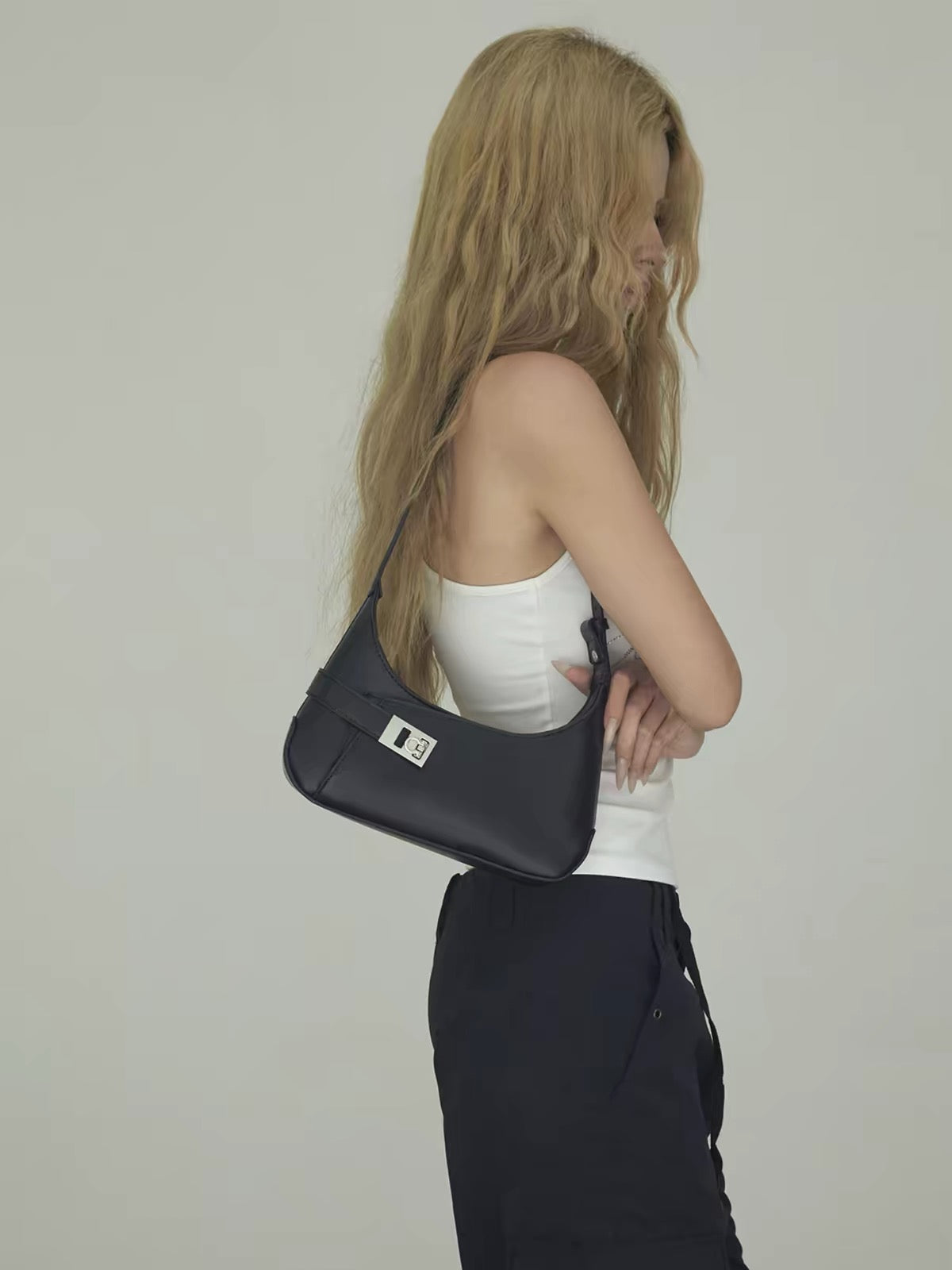 NBY Crescent Shoulder Bag
