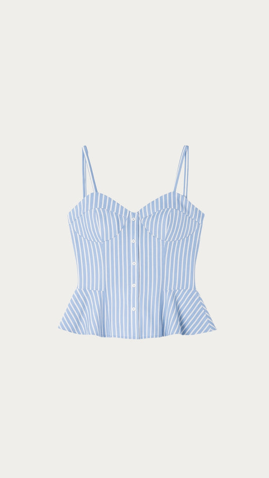 BLUE STRIPES TANK TOP