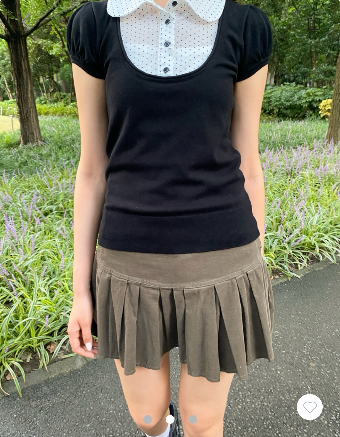 BRANDY MELVILLE Andrea Top- BLACK