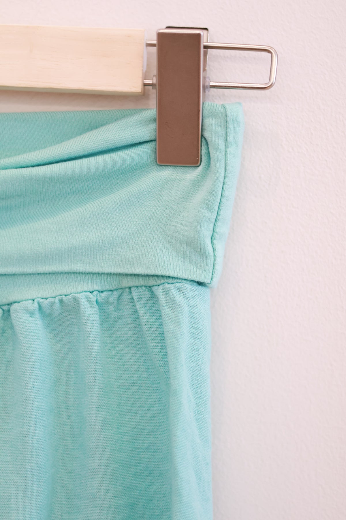 SUBDUED Shorts TEAL FOLDOVER - XS