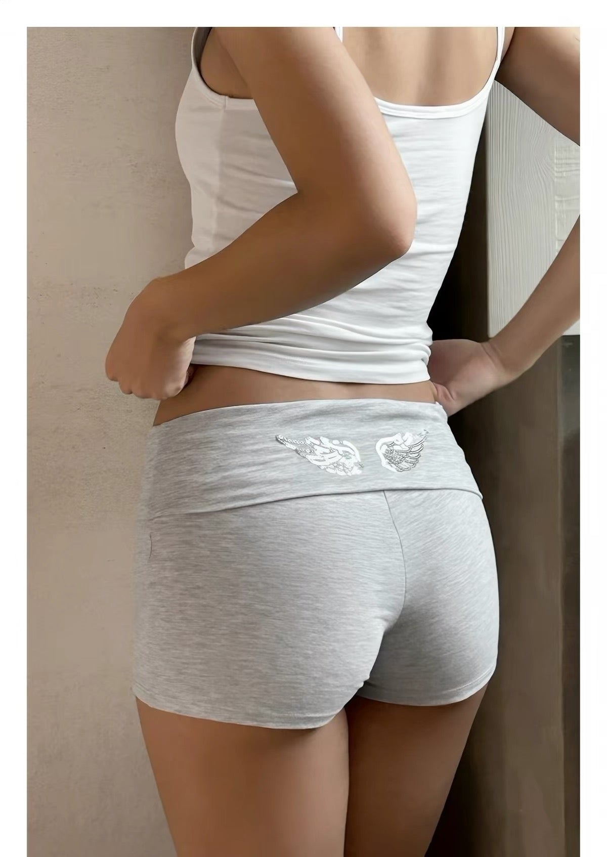 Subdued Sequin FOLDOVER PANTS