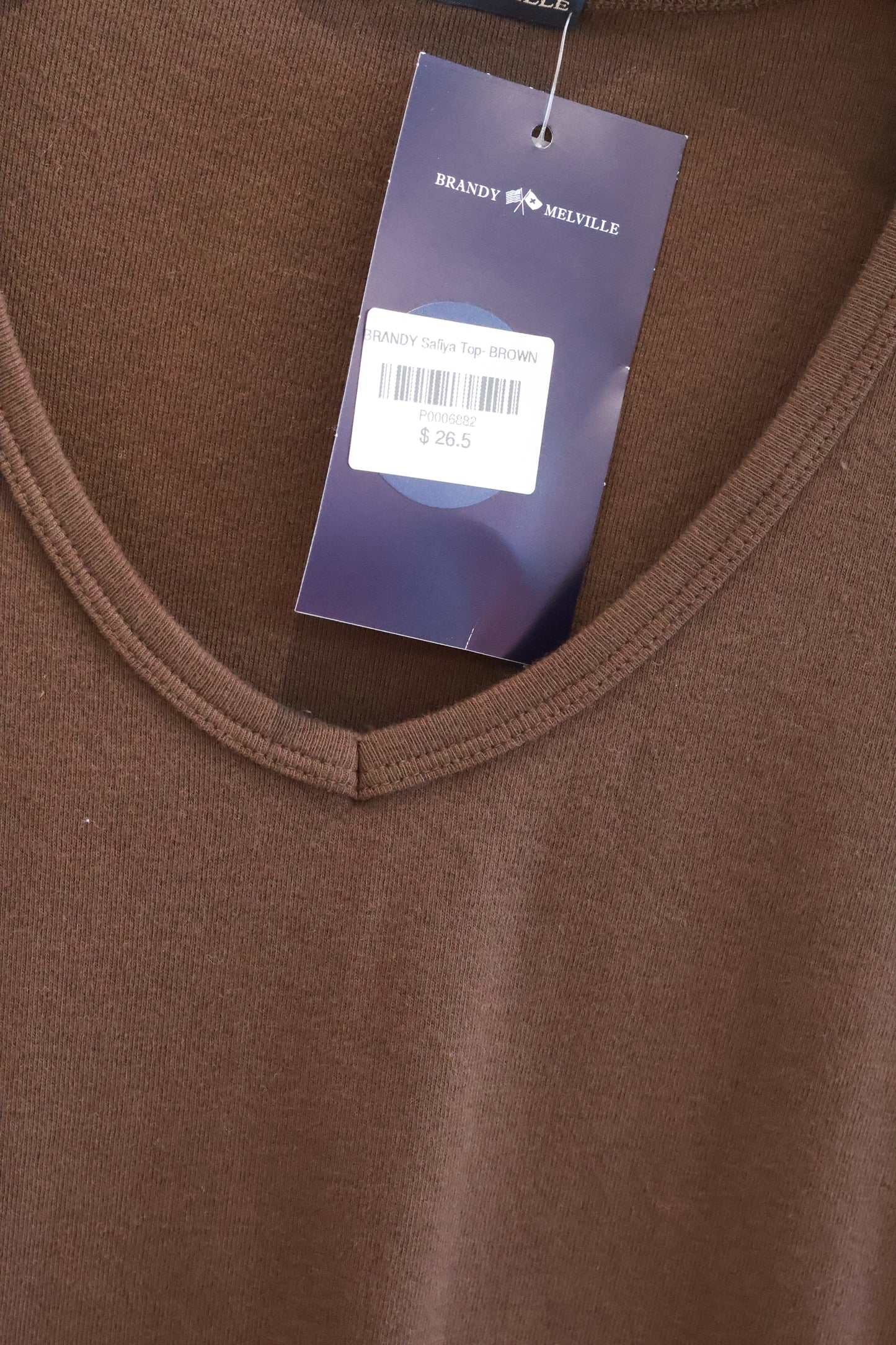 BRANDY Safiya Top- BROWN