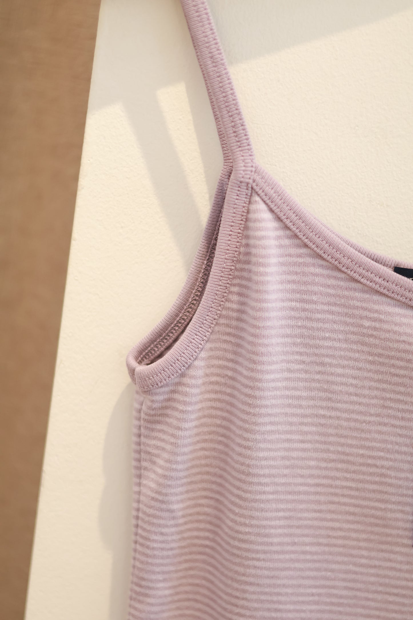 BRANDY Skylar Striped Tank - Purple Grey