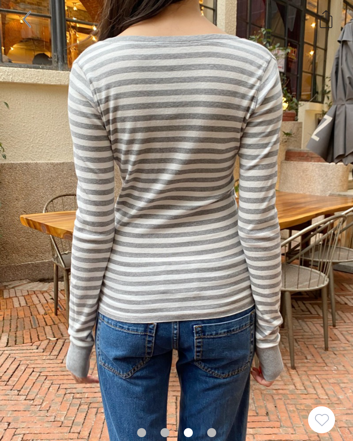 BRANDY Zelly Striped Top