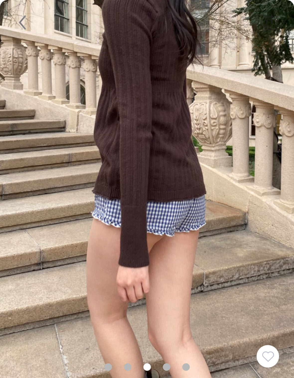 BRANDY Amelie Sweater  -BROWN
