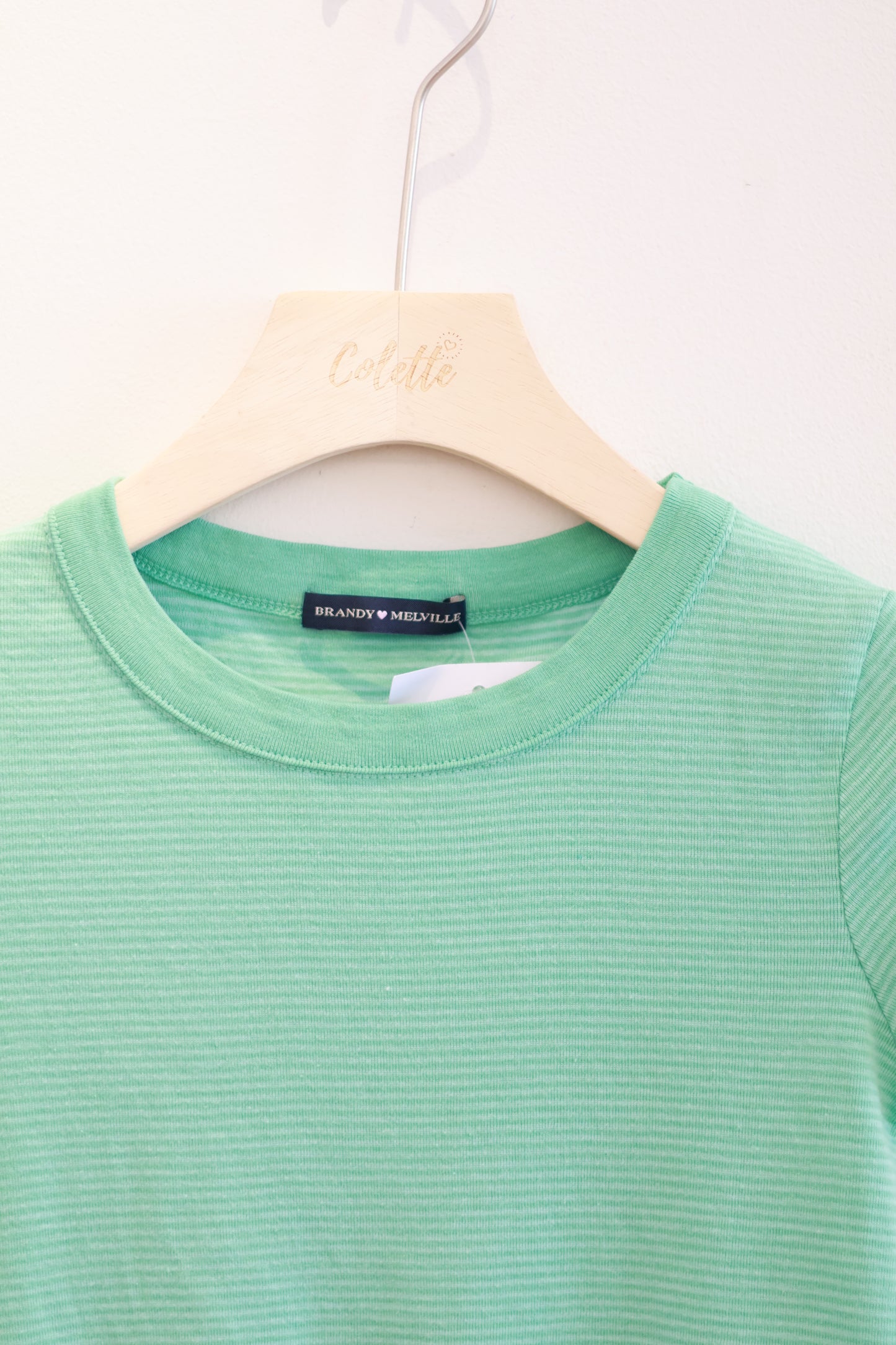 BRANDY Hailie Striped Top - Green