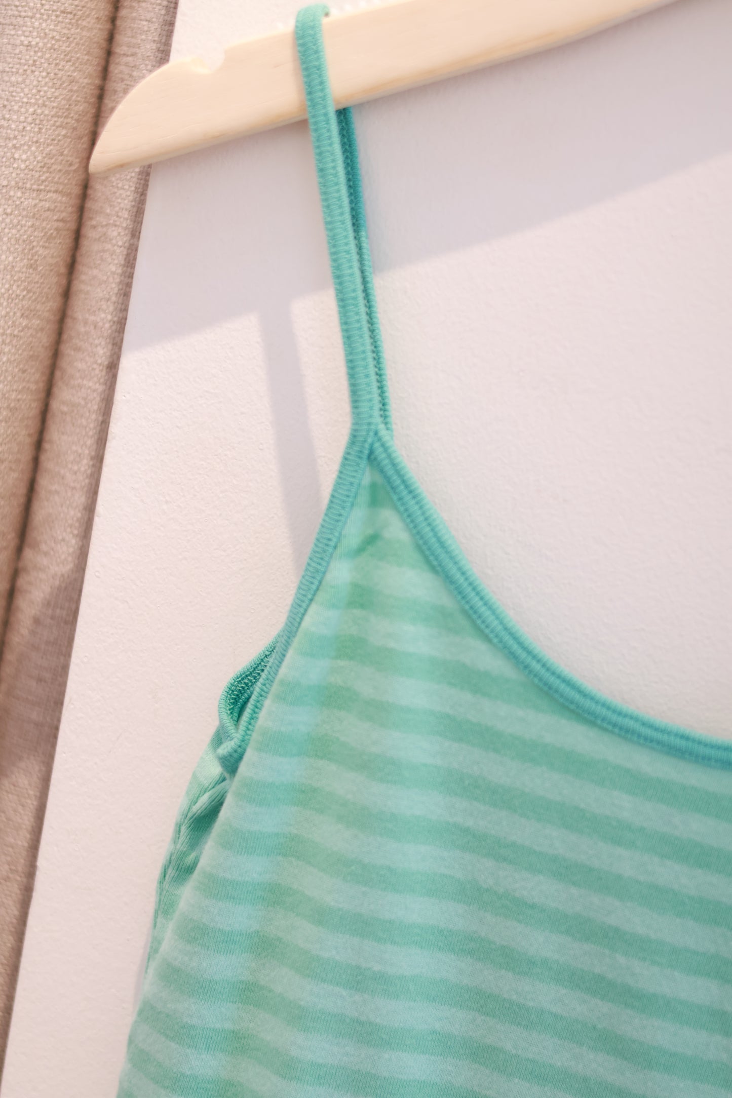 brandy Skylar Striped Tank- big Green