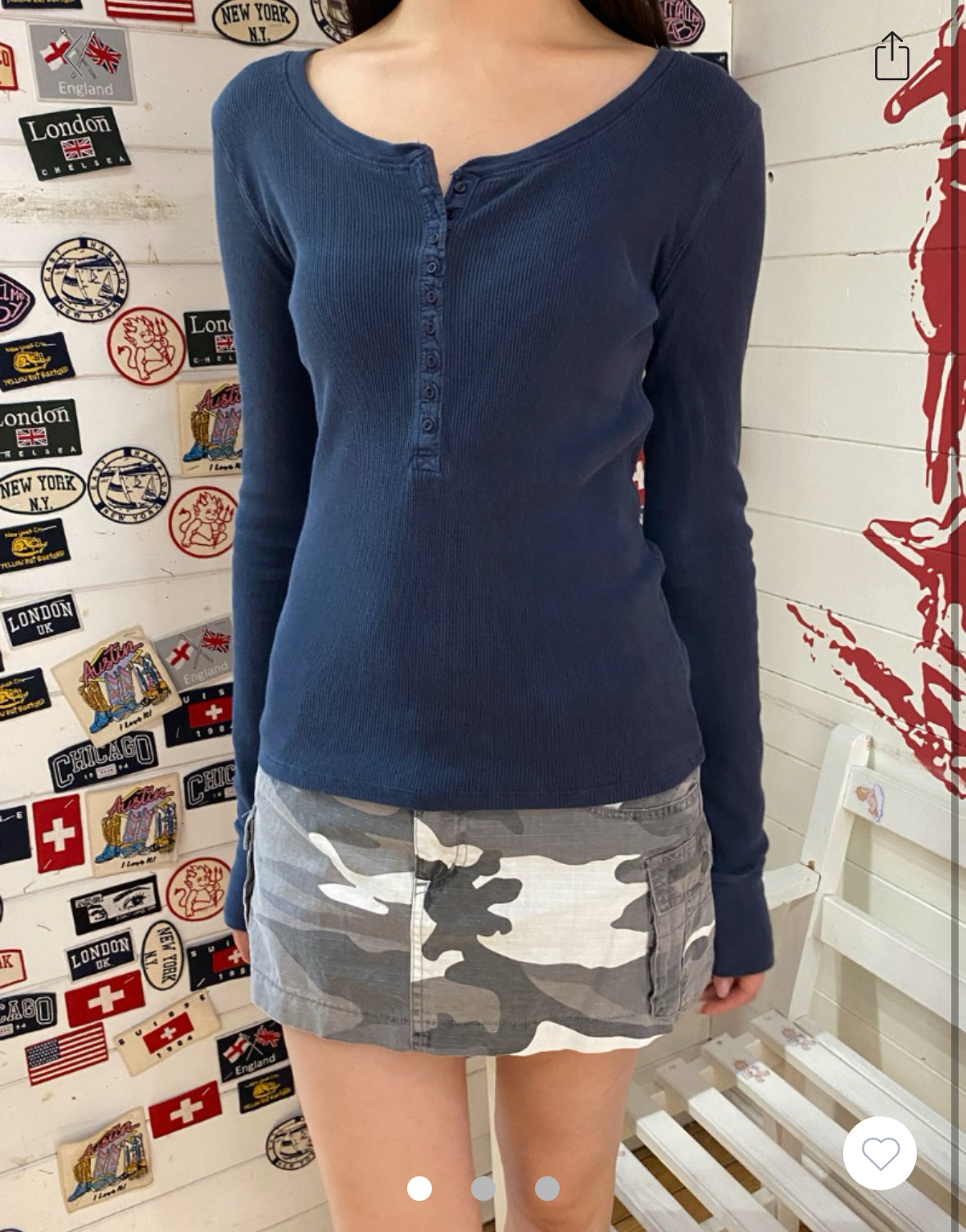 BRANDY Zelly Top- OCT  -NAVY