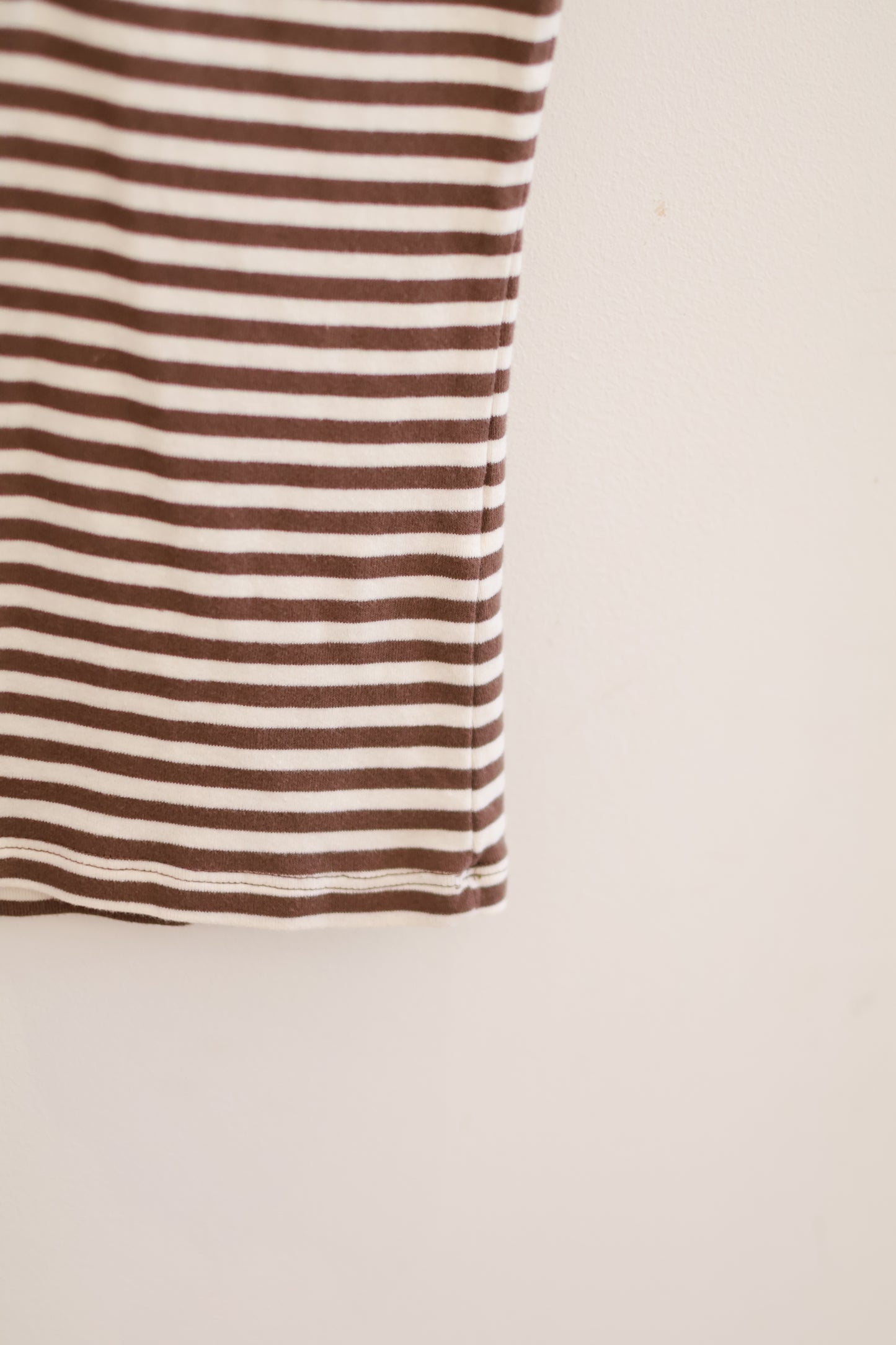 BRANDY Lorene Striped Tank- brown