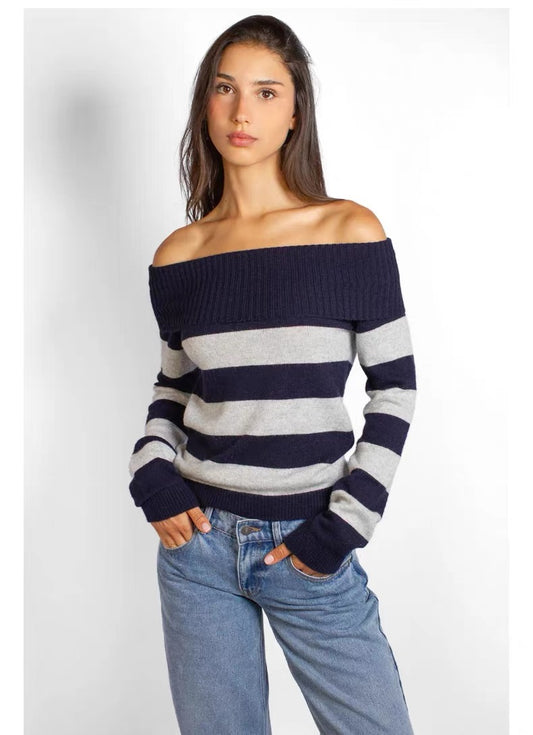 SUBDUED Off Shoulder Sweater