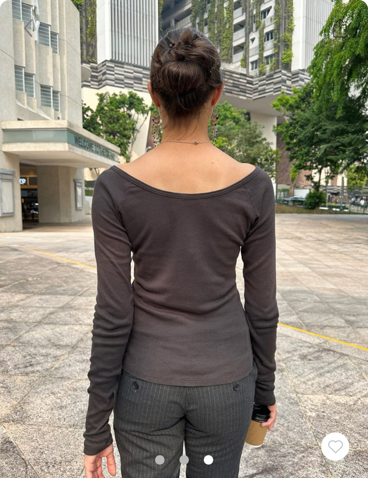 BRANDY Zelly Top- Dark Brown