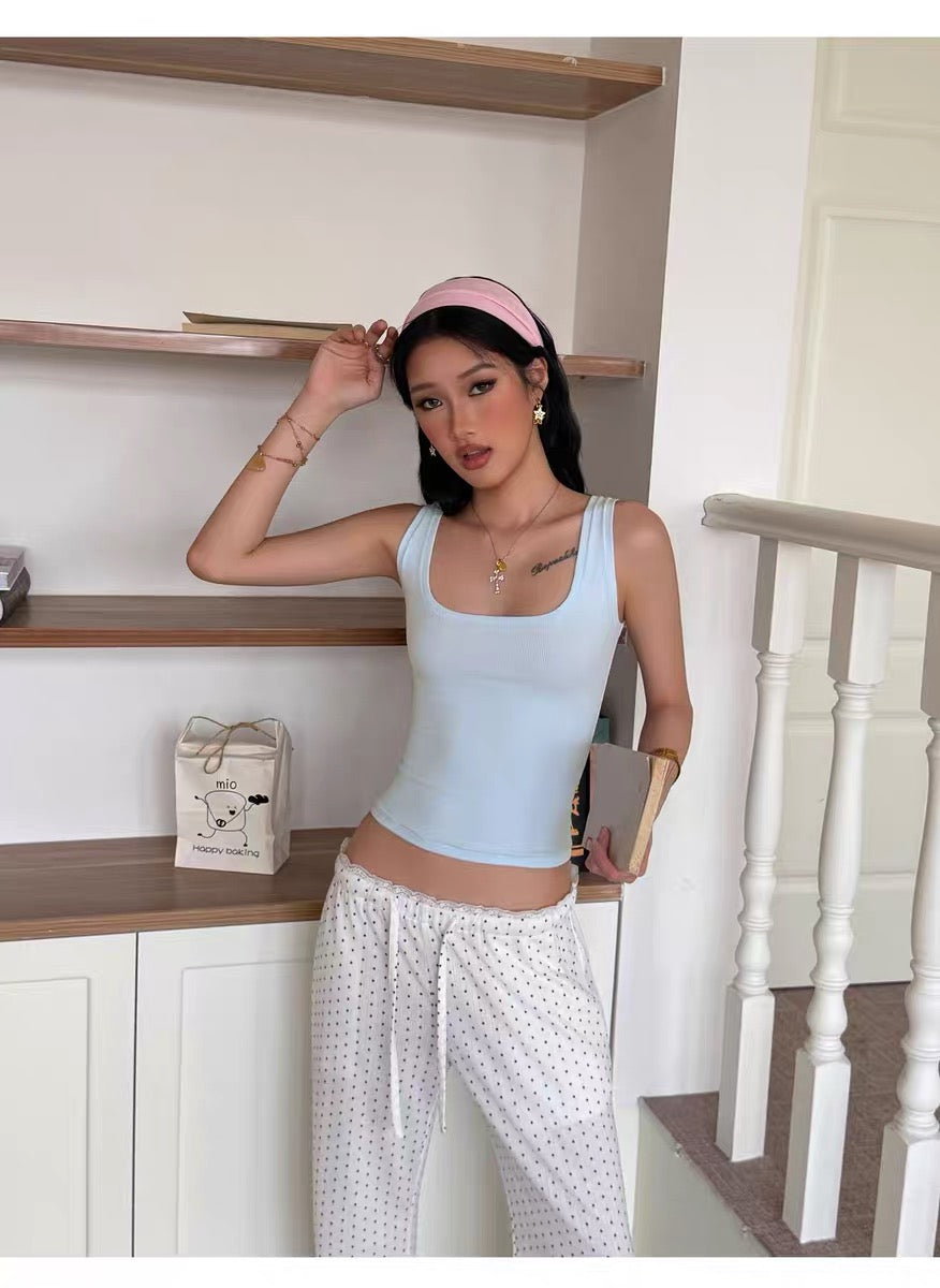 AUD Baby Blue U-Neck Tank