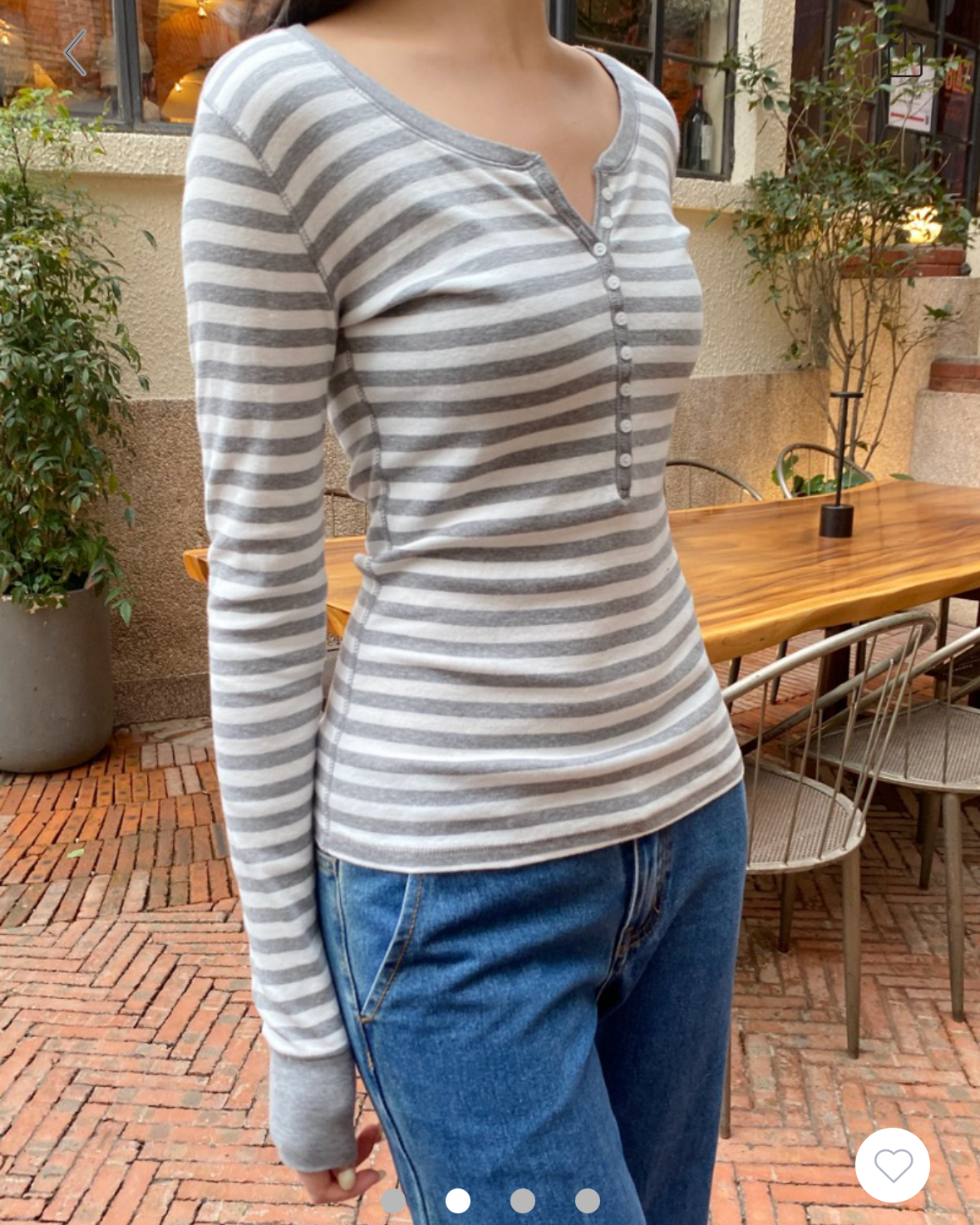 BRANDY Zelly Striped Top