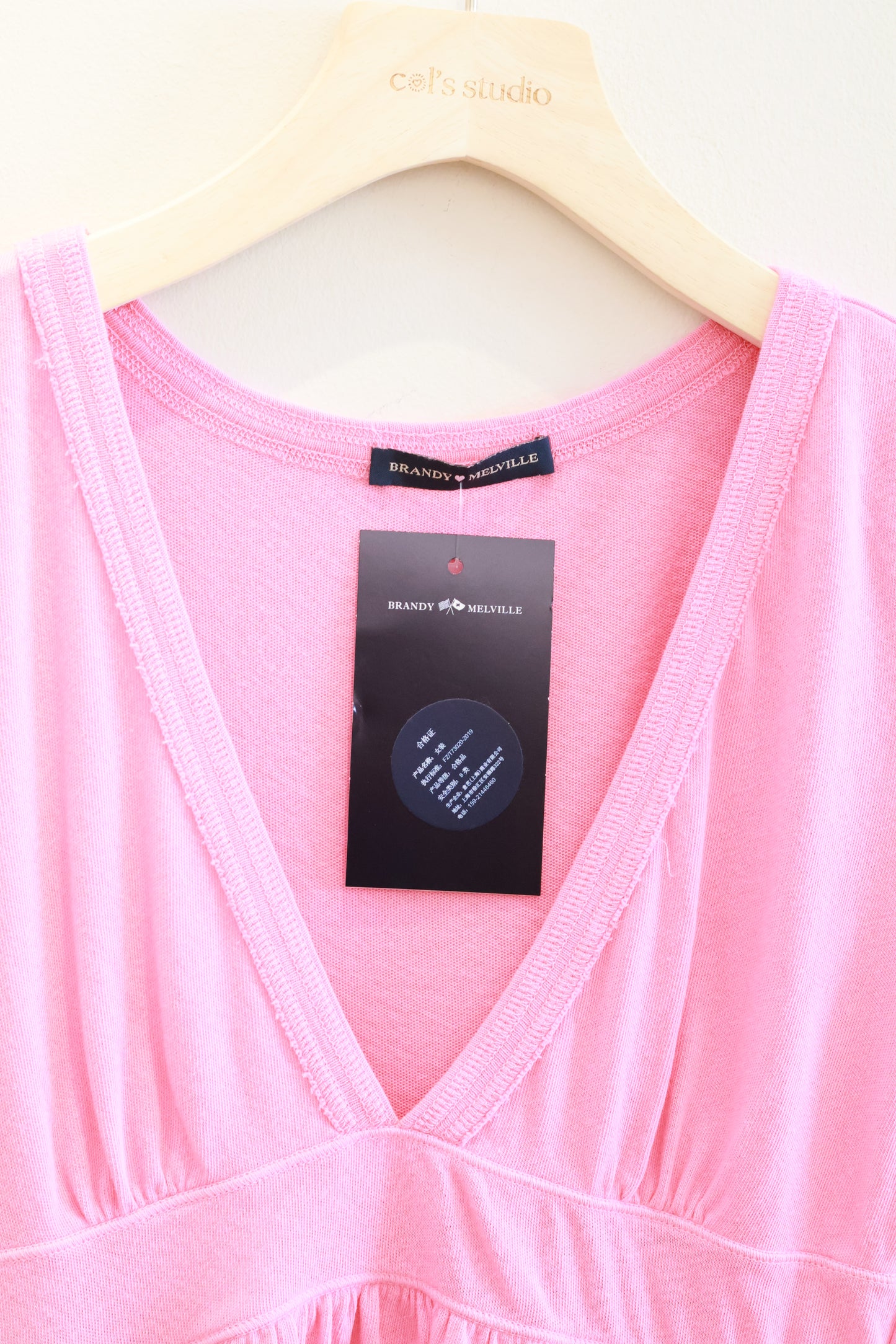 BRANDY Naia Top  -PINK