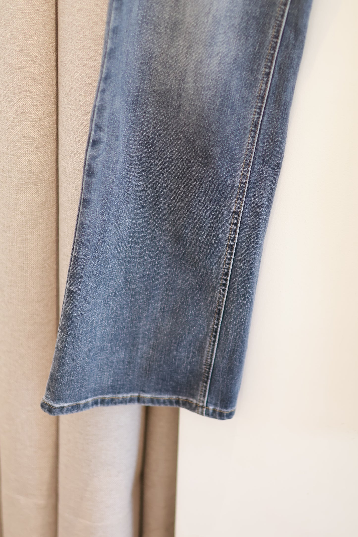 Blue Gray Tall Straight Jeans