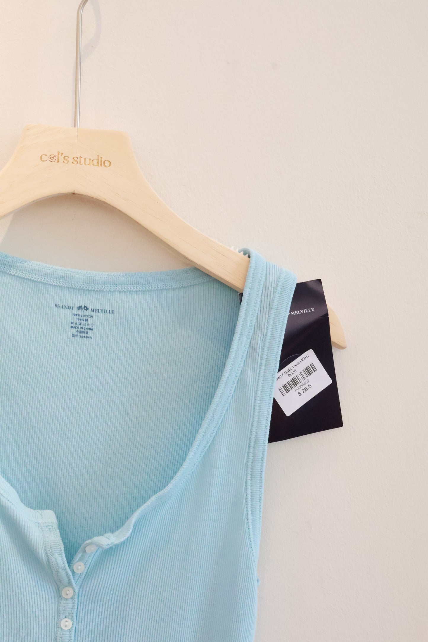 BRANDY Dails Tank  -LIGHT BLUE