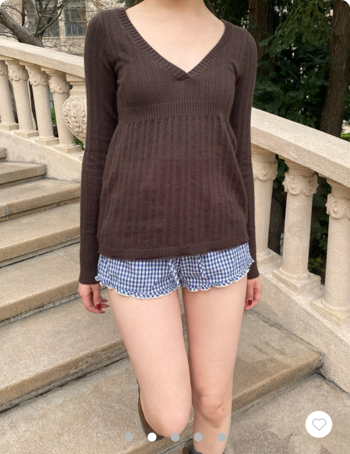 BRANDY Amelie Sweater  -BROWN