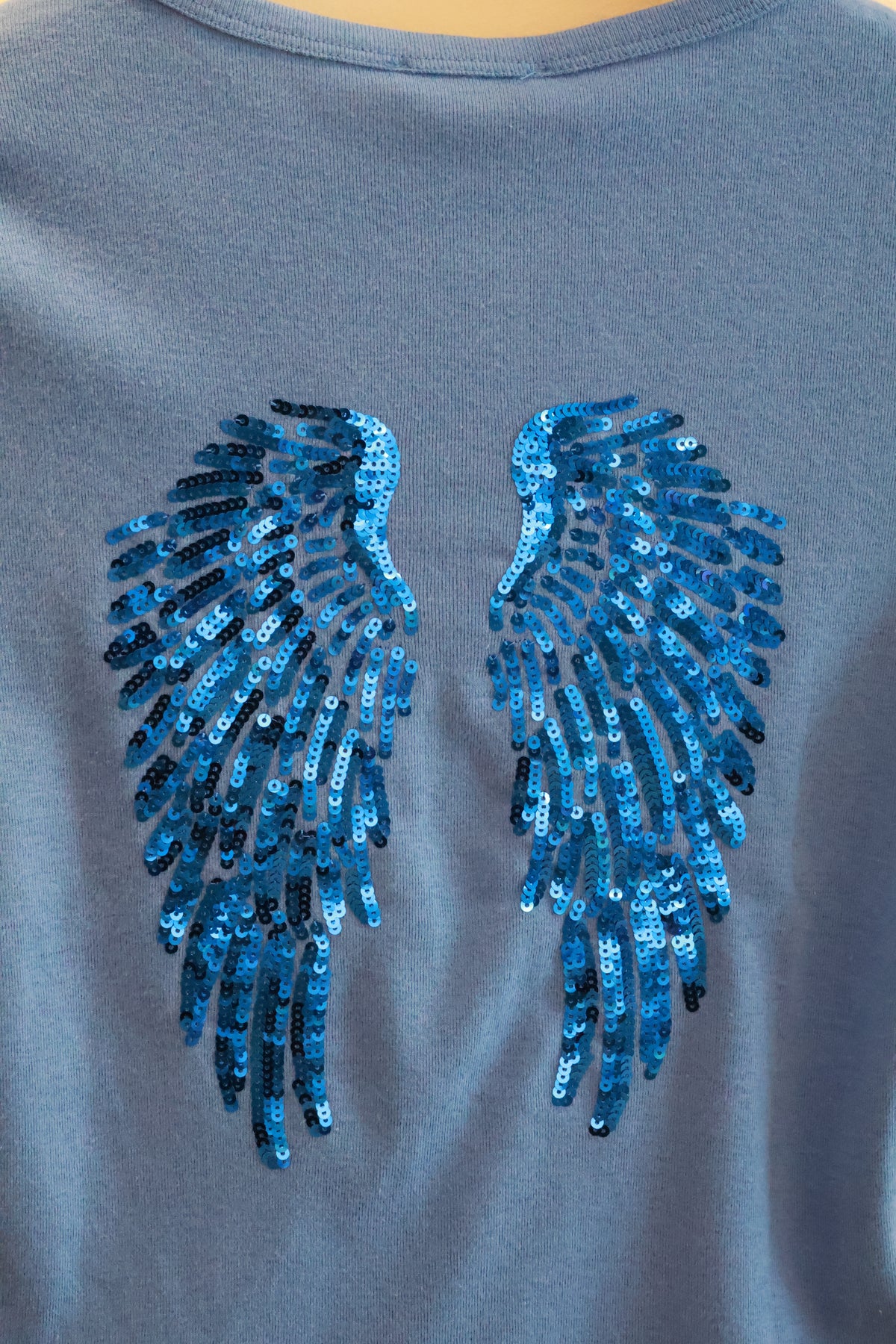 SUBDUED Ocean Blue Graphic Tee