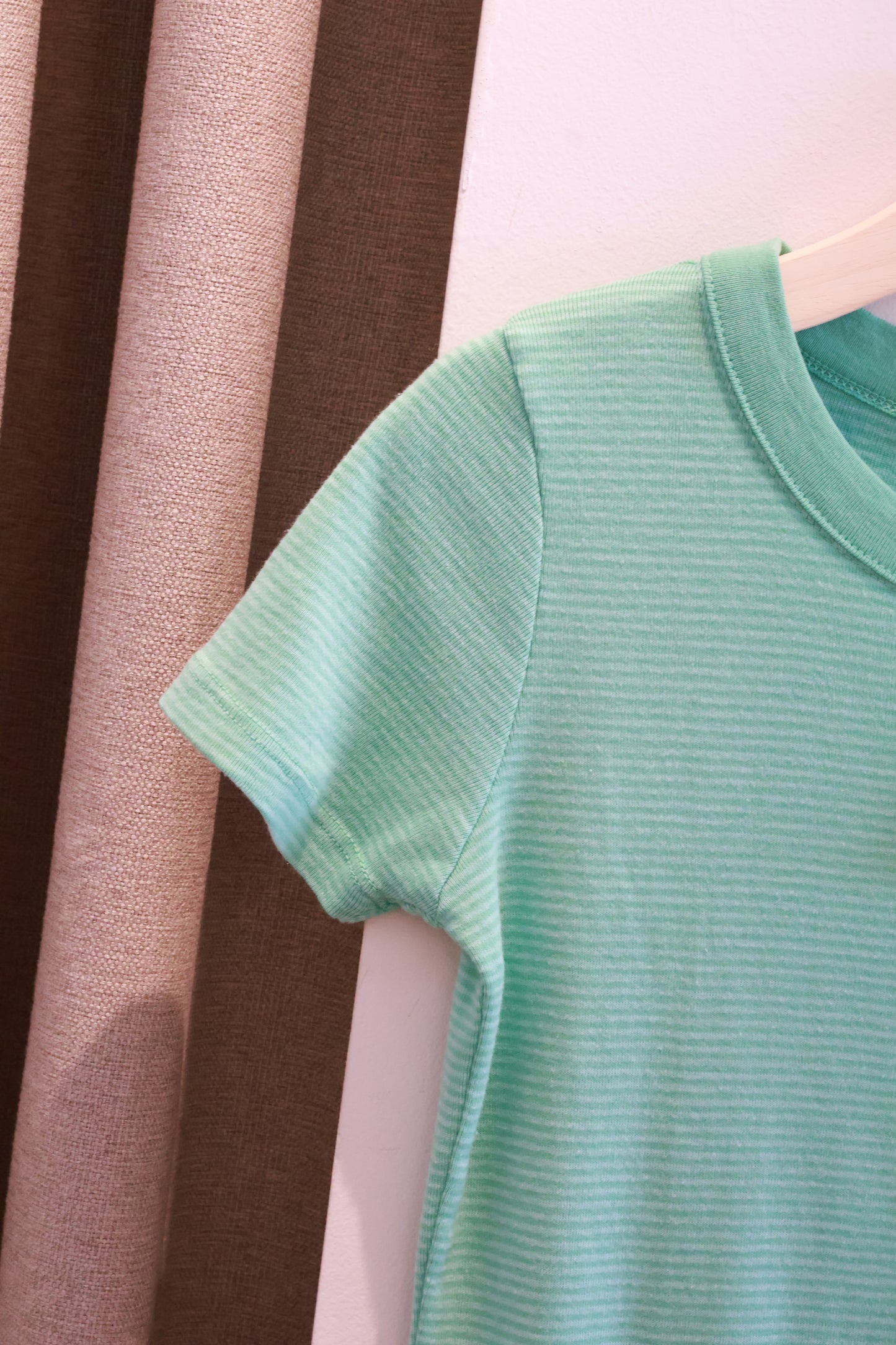BRANDY Hailie Striped Top  -TEAL