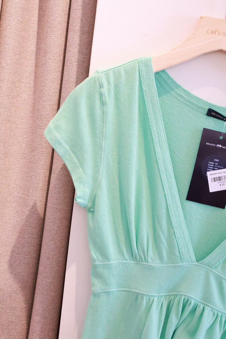 BRANDY Naia Top  -TEAL