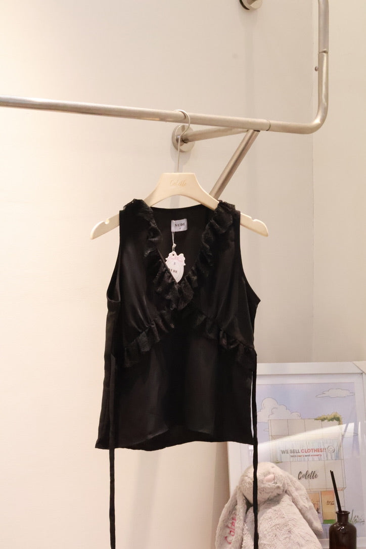 NUDETHELABEL PETAL TOP